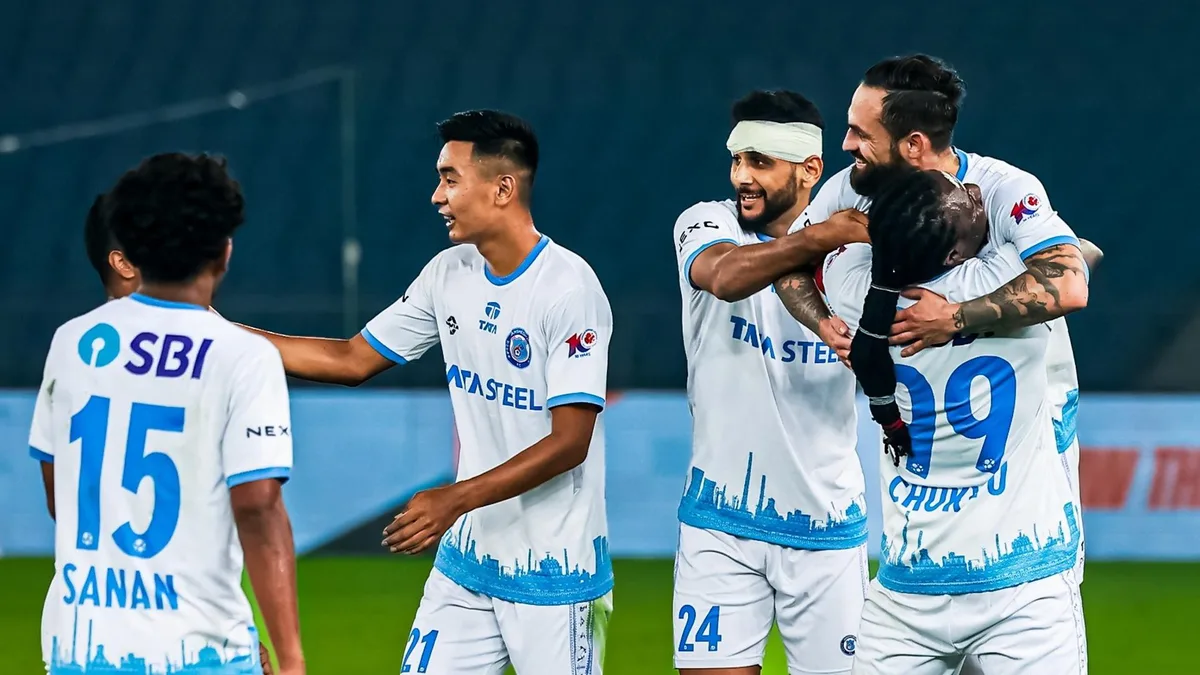 Jamshedpur Fc Defeated Punjab Fc In Isl At New Delhi