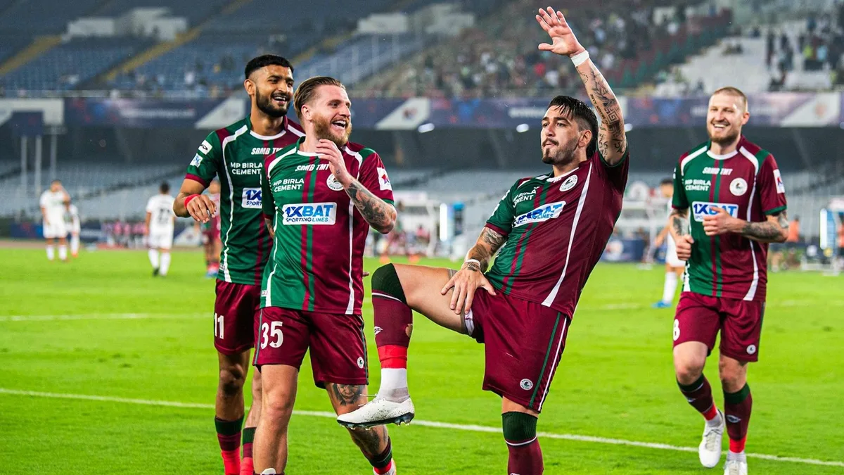 Mohun Bagan Super Giant Defeated Northeast United Fc In Isl