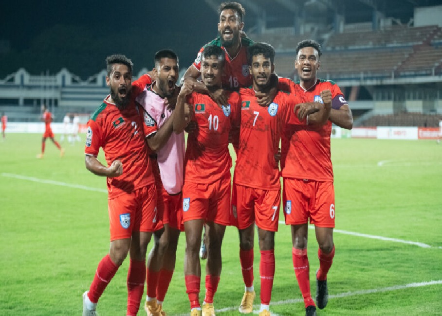 Bangladesh defeated Bhutan to set up semifinal clash with Kuwait in ...