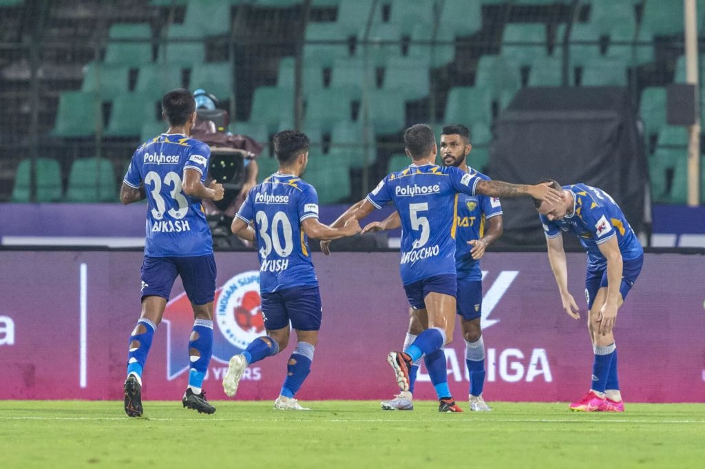 Chennaiyin FC Defeated Punjab FC 5-1 In ISL 2023-24 Match At Chennai